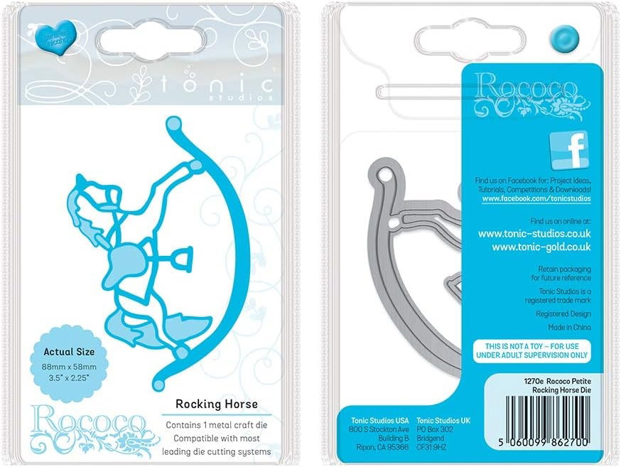 Rocking Horse Die | Fustella Scrapbooking | Tonic Studios | 1270e ...